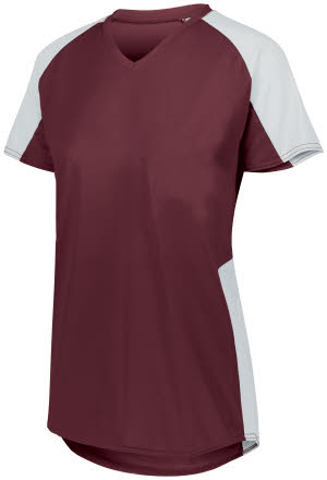 Color: Maroon White